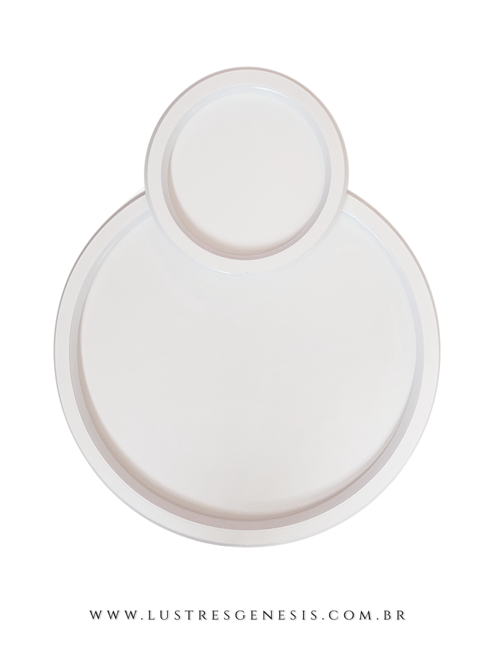 Plafon de LED Moderno Hadar Branco